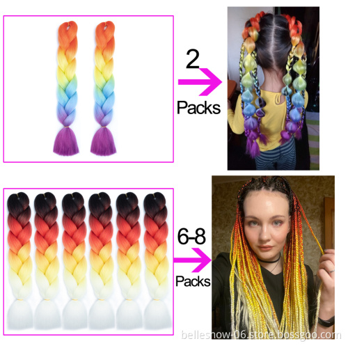 Hot sell  braiding hair black and gold  ombre braiding hair synthetic  yaki pony jumbo braids